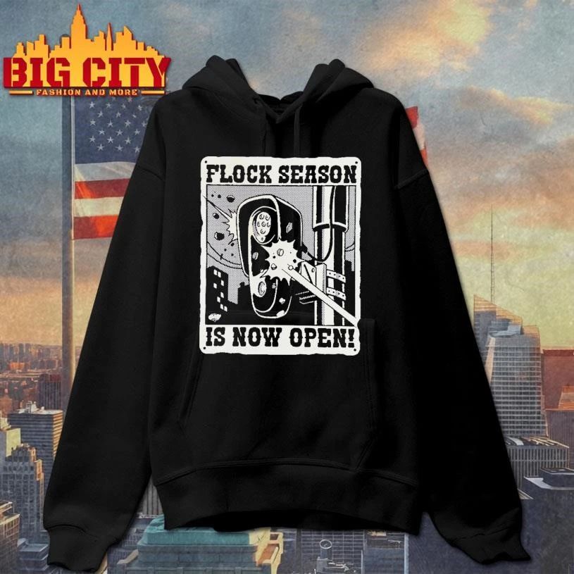 Flock Season Is Now Open Speed Camera Vandals Street Art Meme Shirt