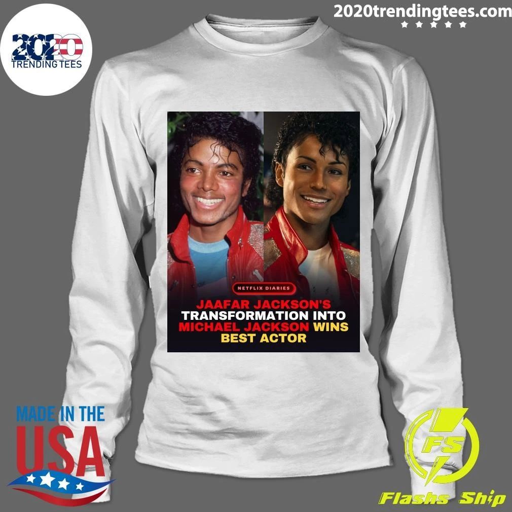 Jaafar Jackson’s Transformation Into Michael Jackson Wins Best Actor Shirt