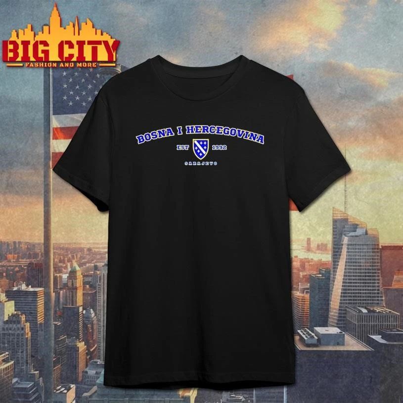 Bosna I Hercegovina Sarajevo Est 1992 Flag Shirt