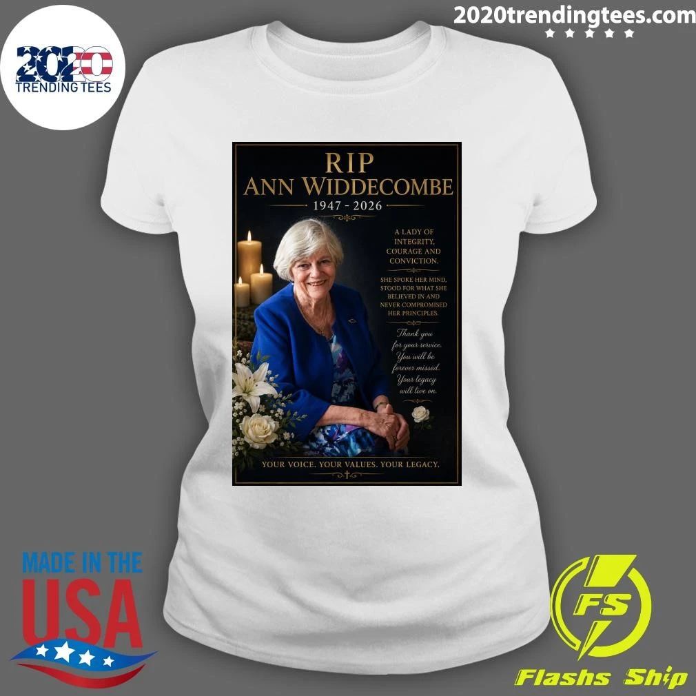 Rip Ann Widdecombe 1947-2026 Shirt