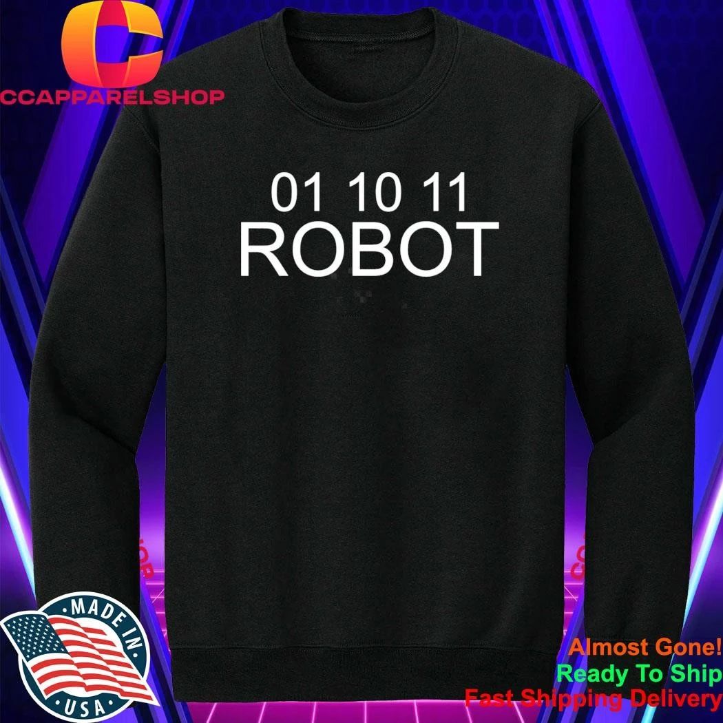 01 10 11 Robot Shirt