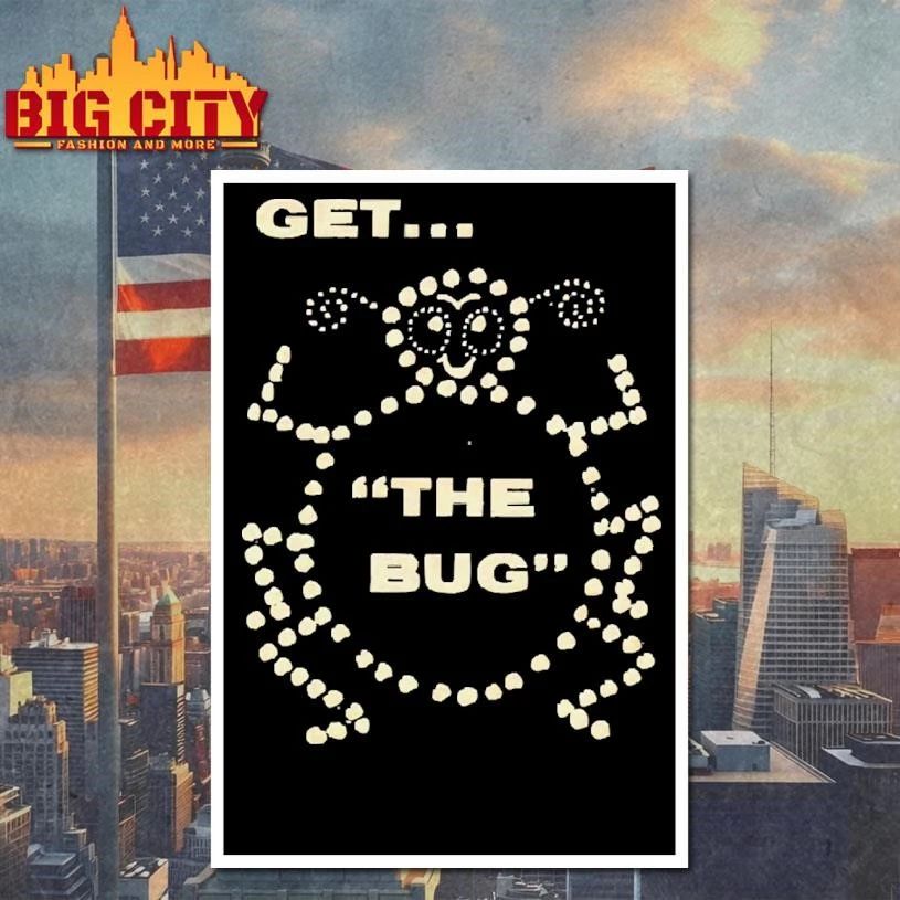 Get The Bug Vintage Cute Polka Dot Beetle Graphic Mascot Shirt