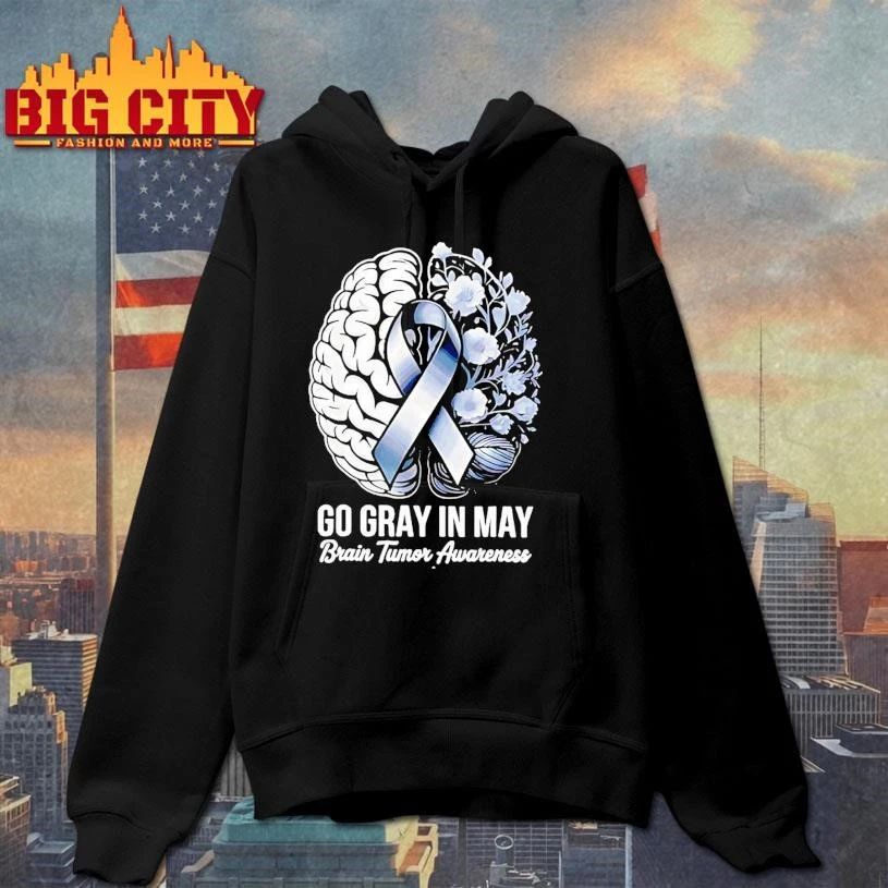 Go Gray In May Brain Tumor Awareness Shirt