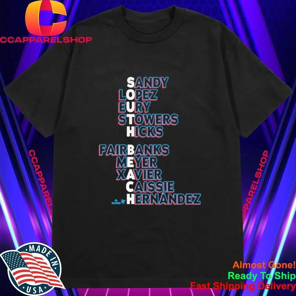 Miami Baseball South Beach Sandy Lopez Eury Stowers Hicks Shirt