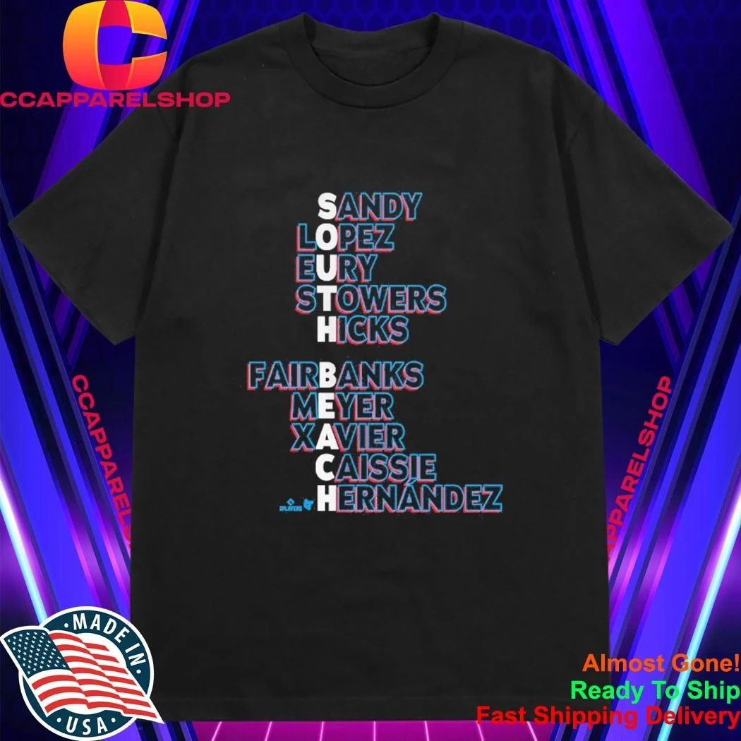 Miami Baseball South Beach Sandy Lopez Eury Stowers Hicks Shirt