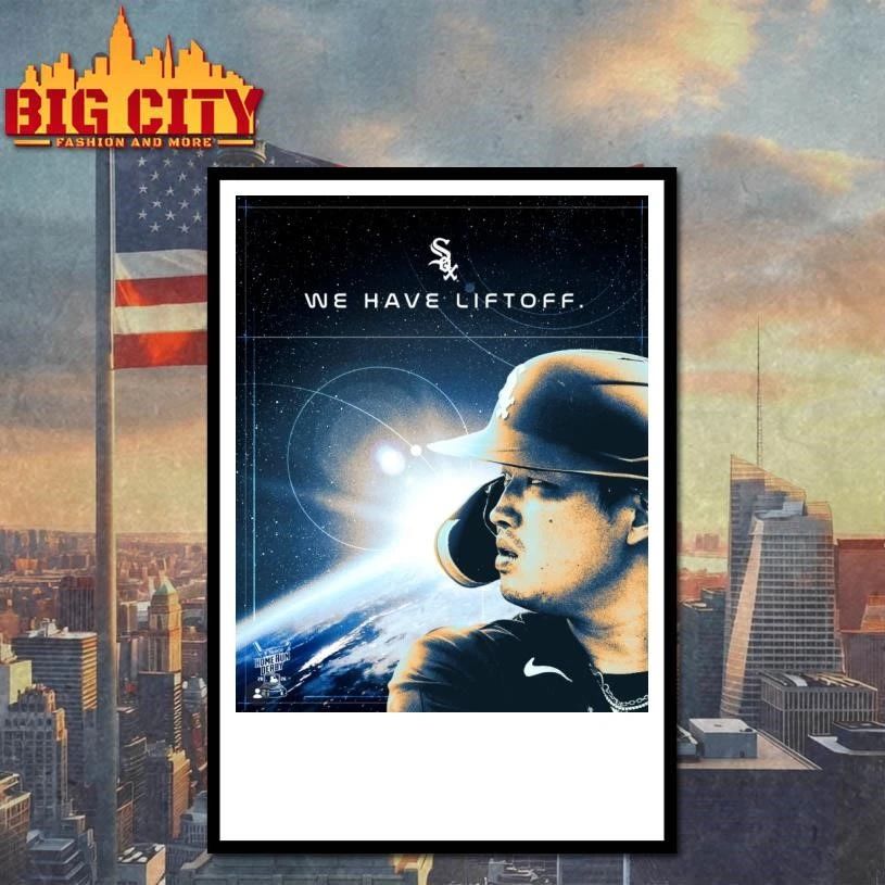 Chicago White Sox We Have Liftoff Home Run Derby Space Graphic Aesthetic Baseball Shirt