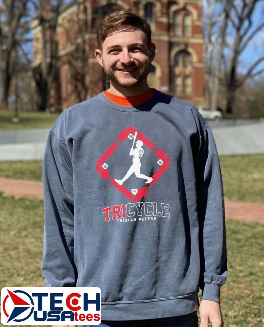 Tristan Peters Chicago White Sox Baseball TriCycle silhouette shirt