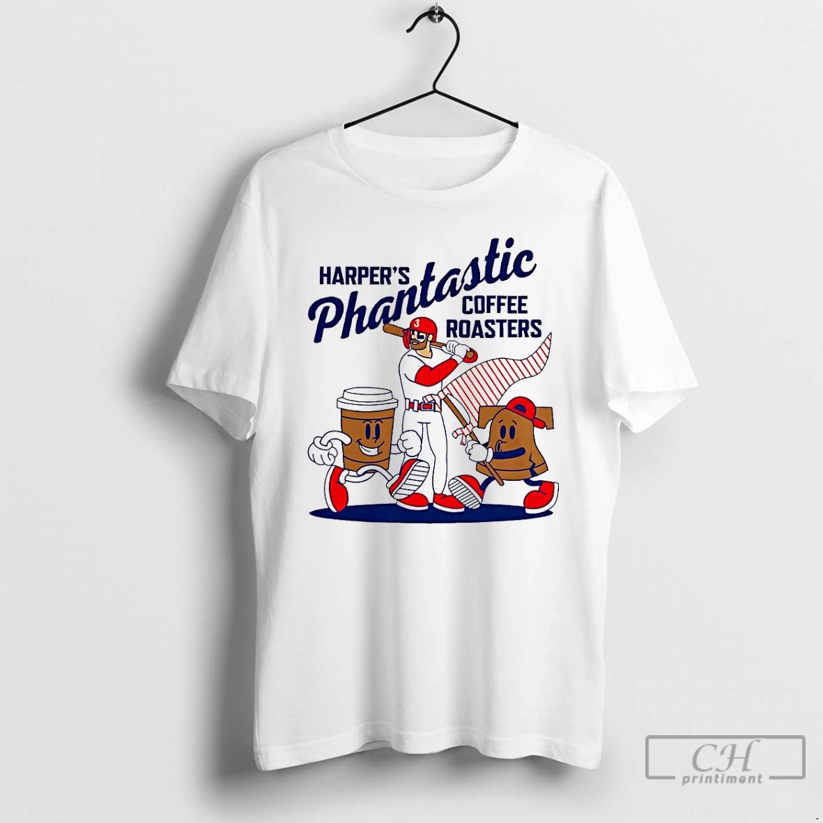 Classic Bryce Harper Philadelphia Phillies Harpers Phantastic Coffee Roasters T Shirts