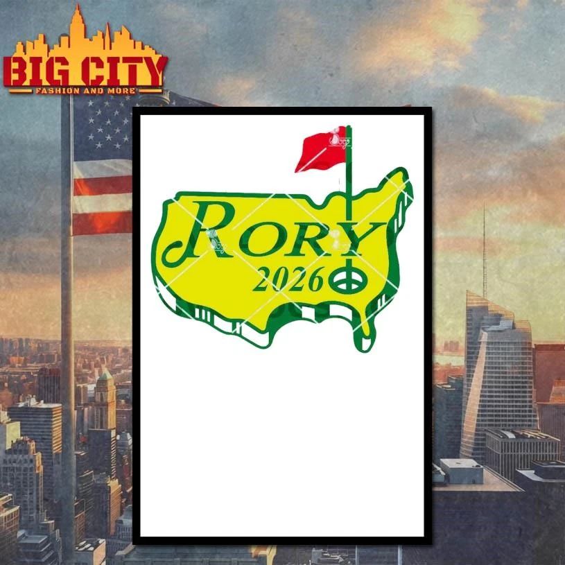 Rory McIlroy Masters 2026 Champion Graphic Shirt
