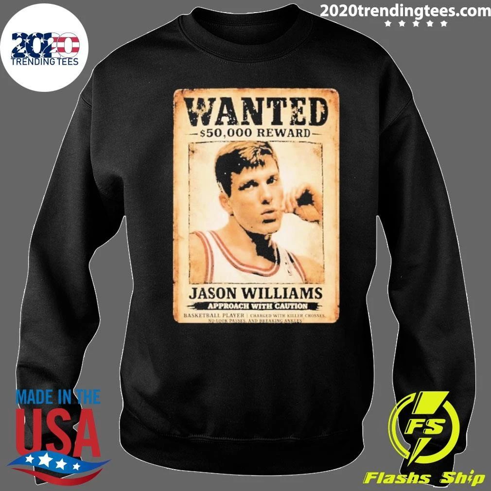 Jason Williams Approach with Caution Wanted 50.000 Reward Shirt