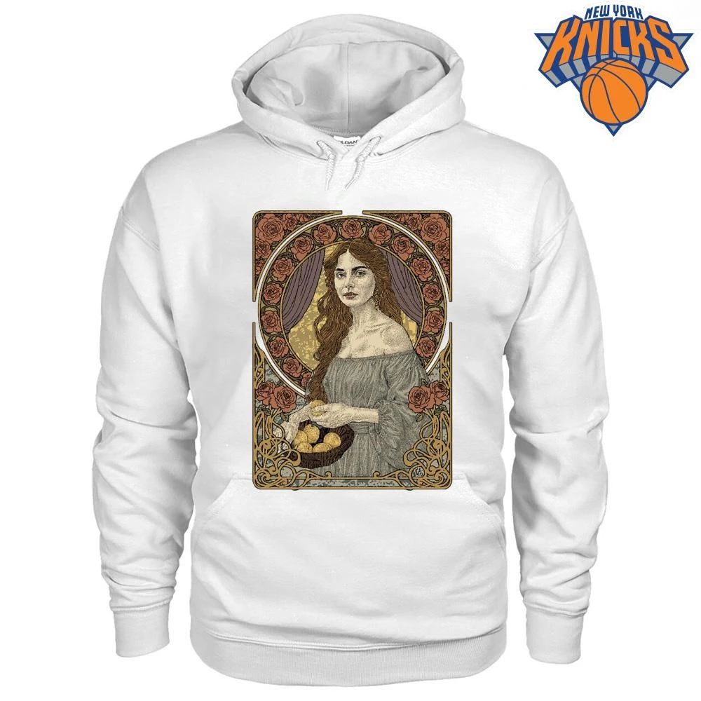 Art Nouveau Vintage Rose Woman Portrait Aesthetic Graphic Shirt