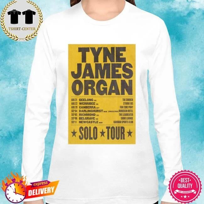 Tyne-James Organ Solo Australian Tour 2026 Poster Shirt