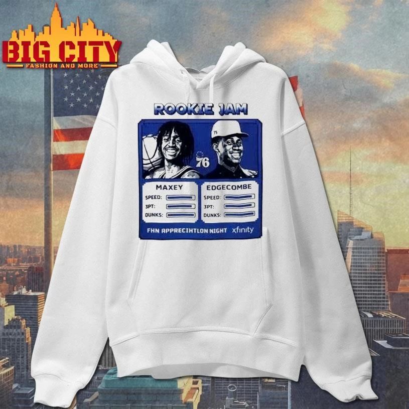 Rookie Jam Maxey And Edgecombe FHN Appreciation Night Shirt