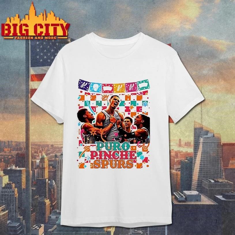 Victor Wembanyama San Antonio Spurs Basketball Puro Pinche Spurs Fiesta Nba Shirt
