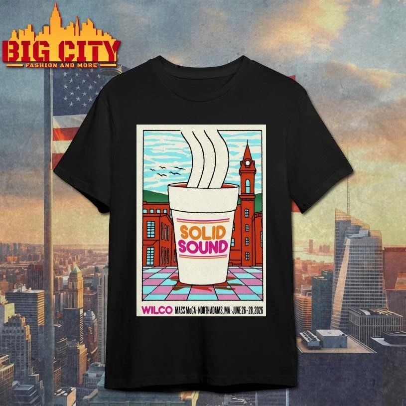 Wilco Solid Sound Festival Jun 26-28 2026 In North Adams MA Poster Shirt