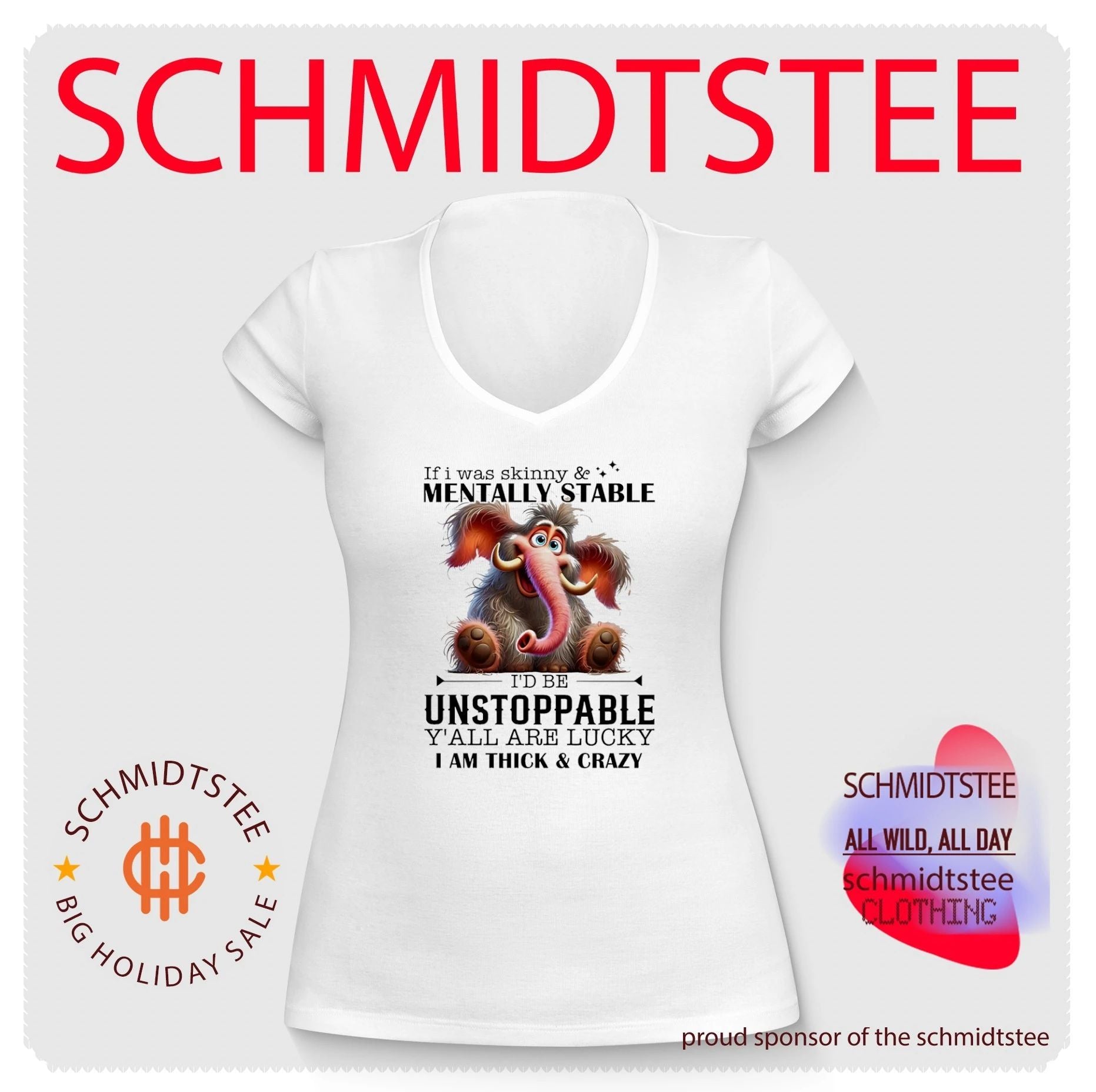 If I was skinny and mentally stable I’d be unstoppable y’all are lucky I am thick and crazy shirt