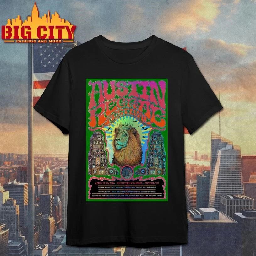 Apr 18 2026 Austin, TX Austin Reggae Festival Poster Shirt