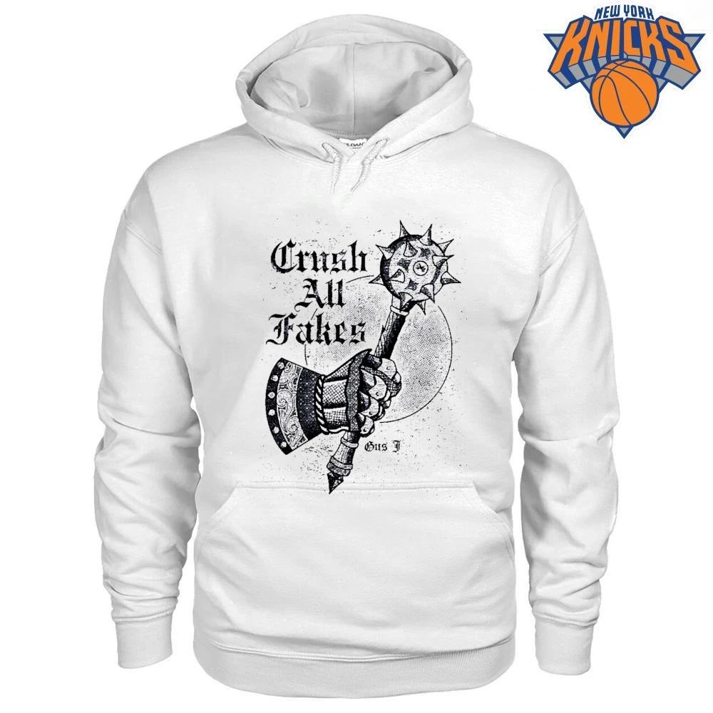 Crush All Fakes Medieval Mace Gauntlet Tattoo Art Shirt