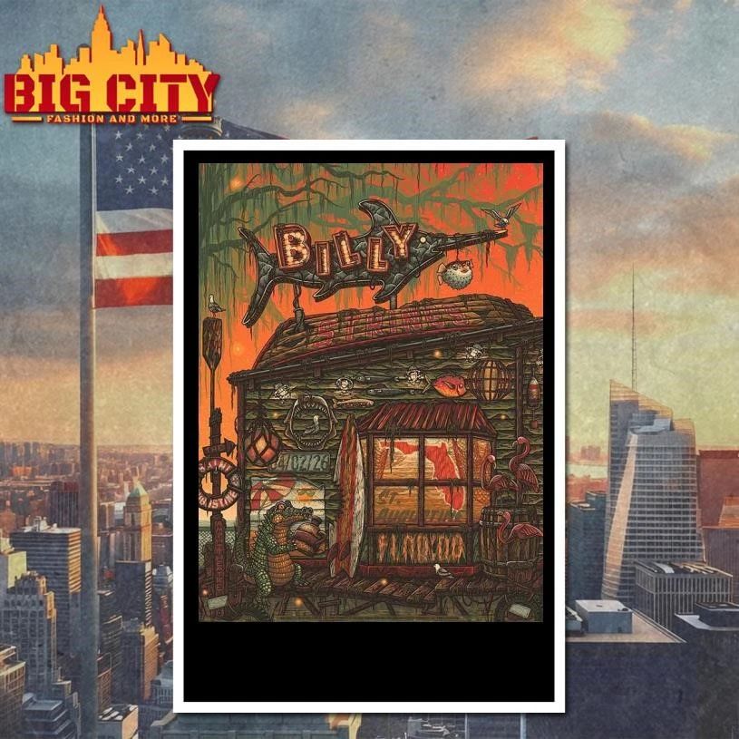 Billy Strings Spring St. Augustine Florida 2026 Night 1 Gig Poster Shirt