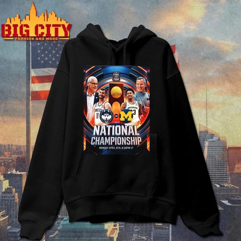 UConn Huskies Vs Michigan Wolverines Men’s Basketball 2026 NCAA National Championship Head To Head Home Decor Poster Shirt