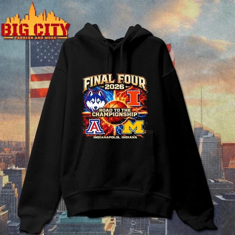 Final Four 2026 Road To The Championship Indianapolis Shirt