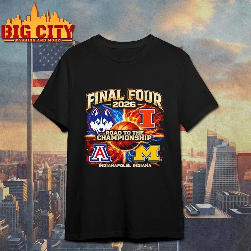 Final Four 2026 Road To The Championship Indianapolis Shirt