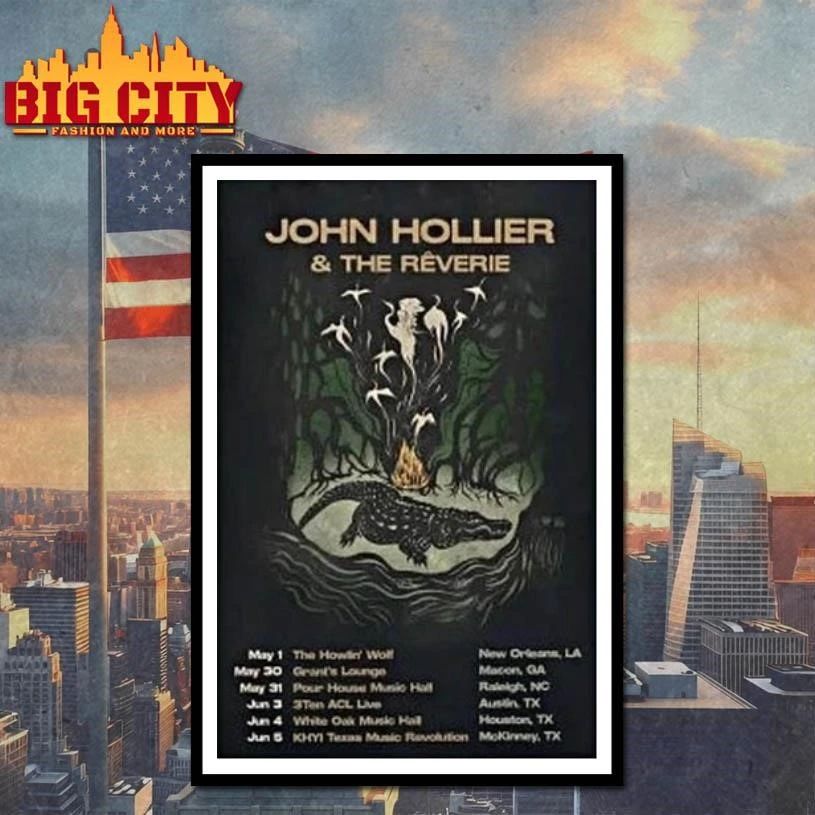 John Hollier The Reverie Tour 2026 Shirt