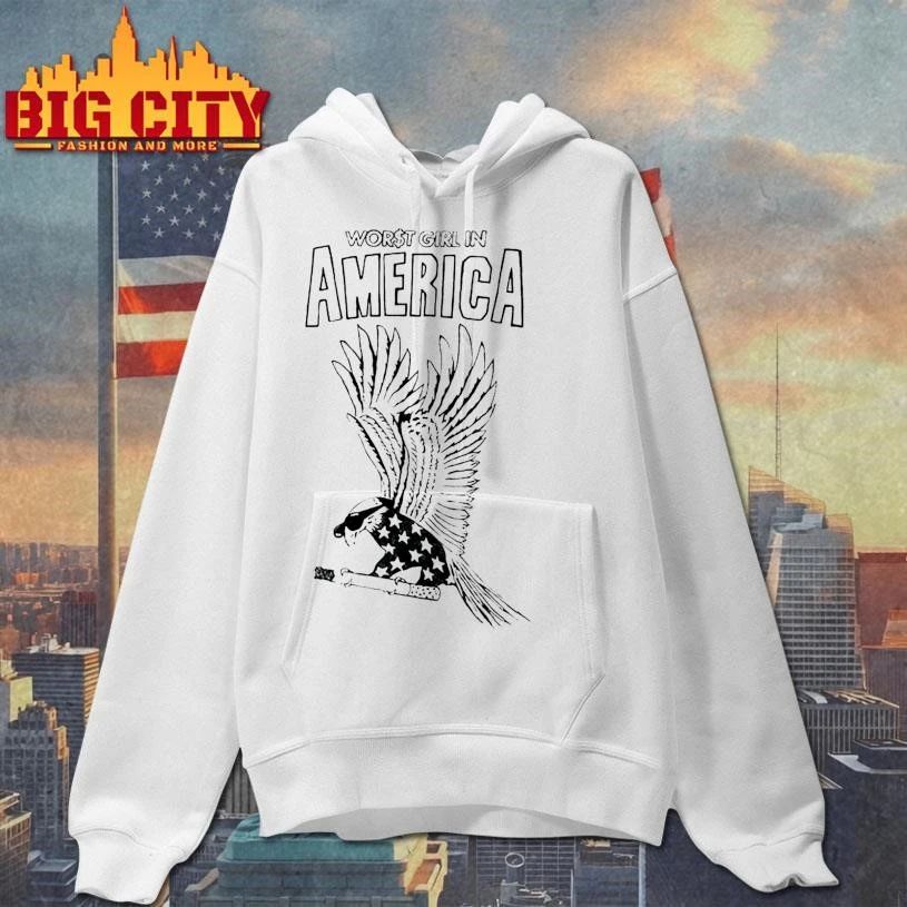 Worst Girl In America Slayyyter Wgias Eagle Shirt