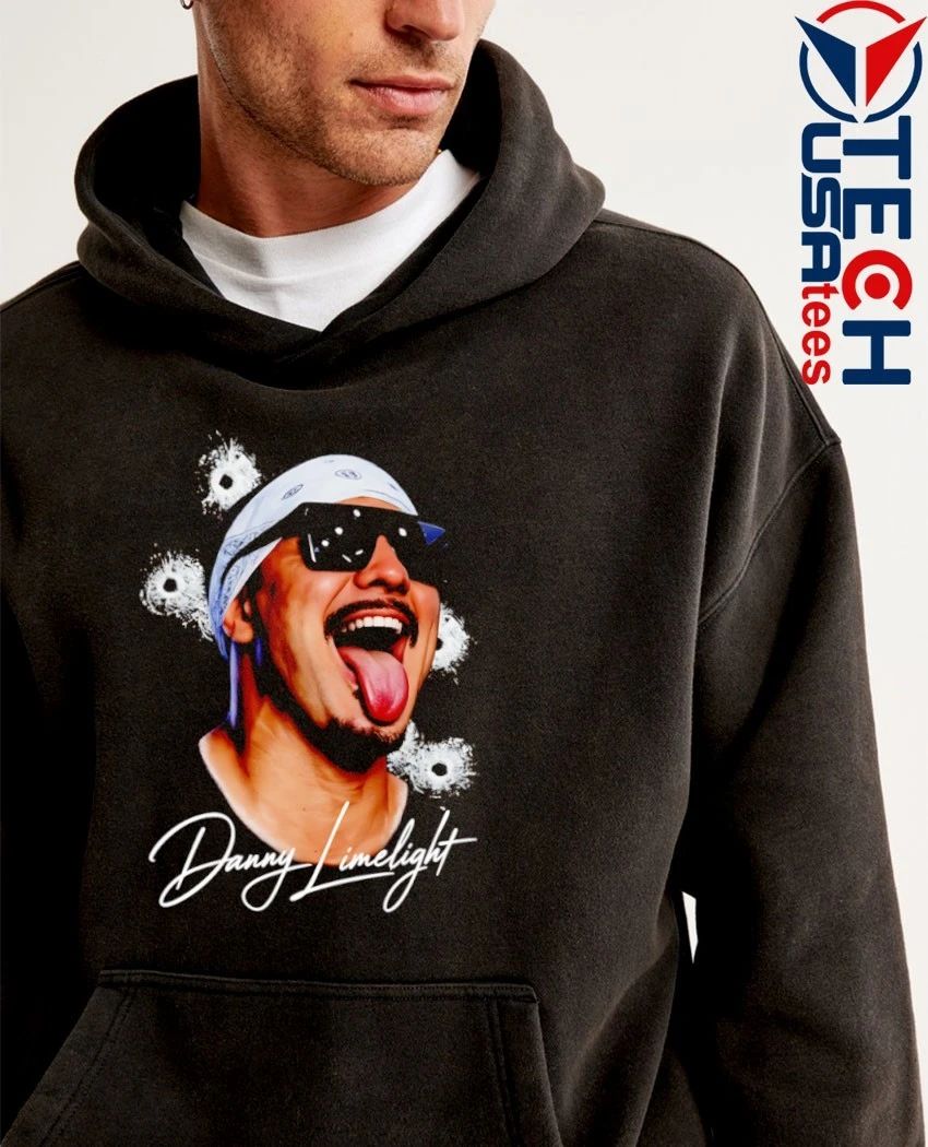 Danny LimeLight swag head bullet holes shirt