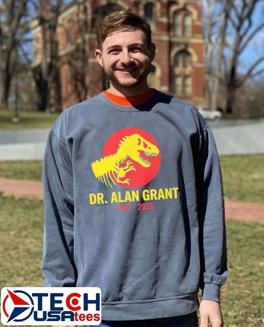Dr. Alan Grant 1947-2026 Tribute shirt