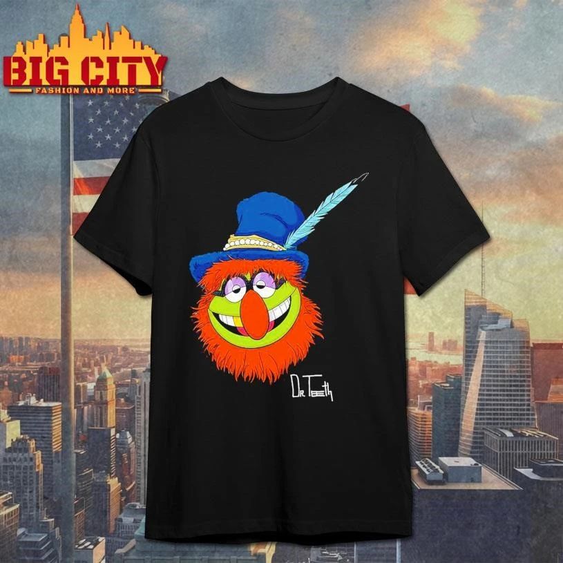 The Muppets Dr Teeth Electric Mayhem Band Big Face Shirt