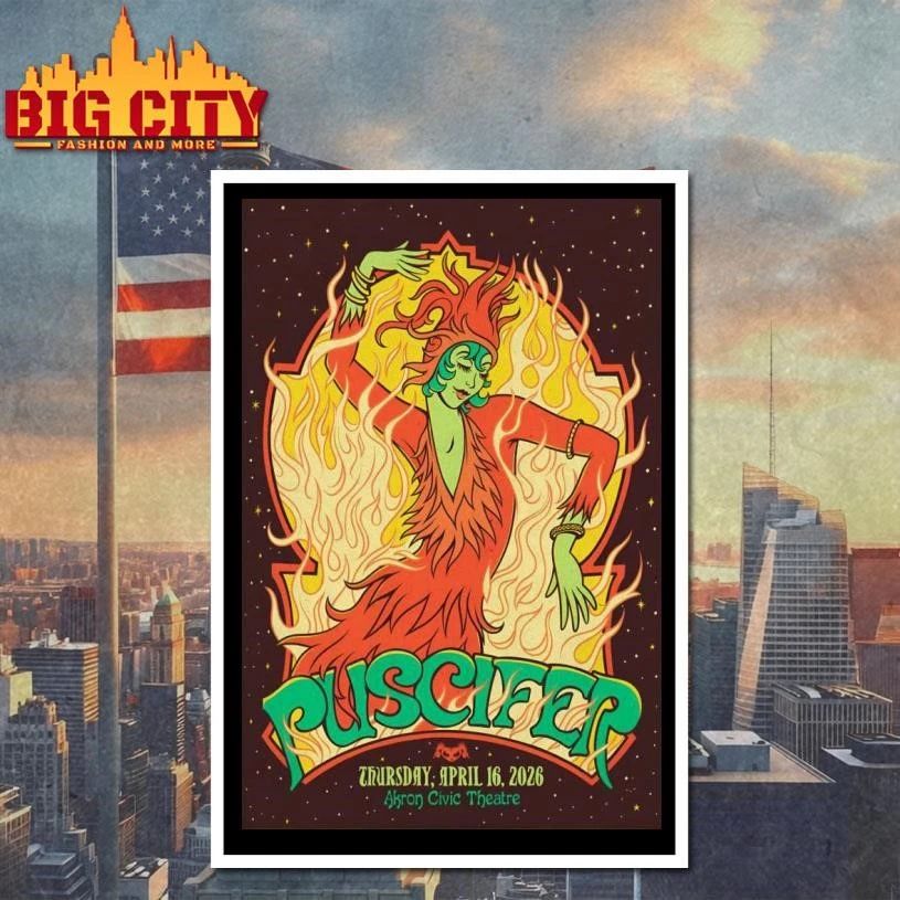 Puscifer In Akron OH On April 16 2026 Poster Shirt