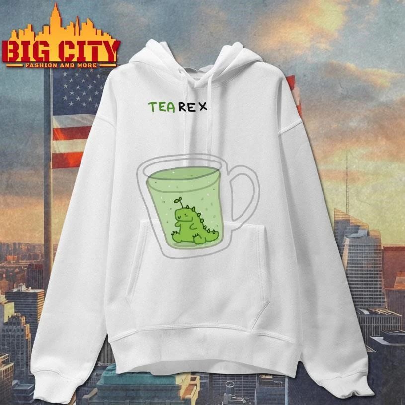 Tea Rex Matcha Green Cute Dinosaur Mug Pun Shirt