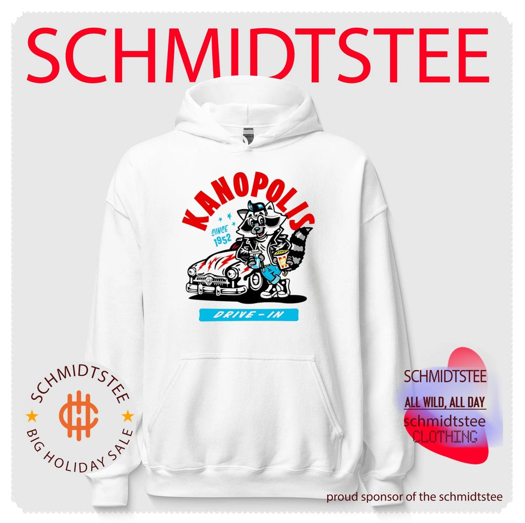 Kanopolis Drive-In Since 1952 Retro Raccoon shirt