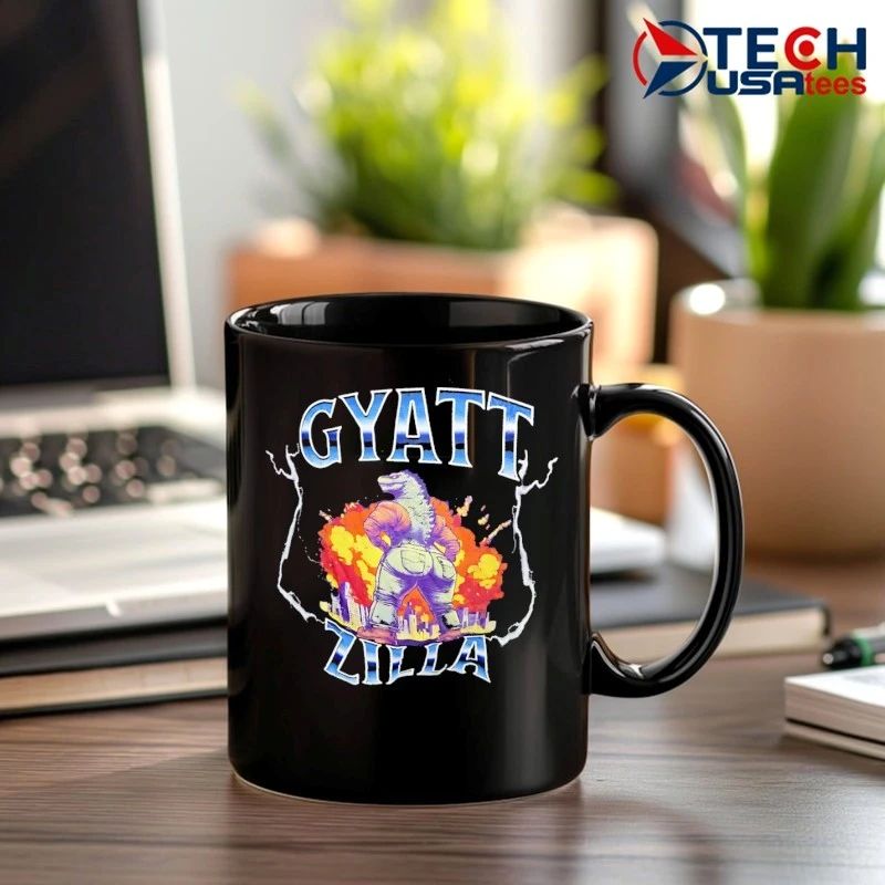 Gyatt Zilla Godzilla skyline shirt