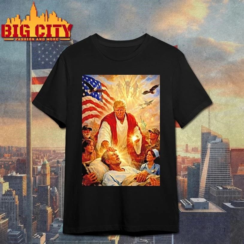 Trump Himself As Jesus Healing The Sick Shirt