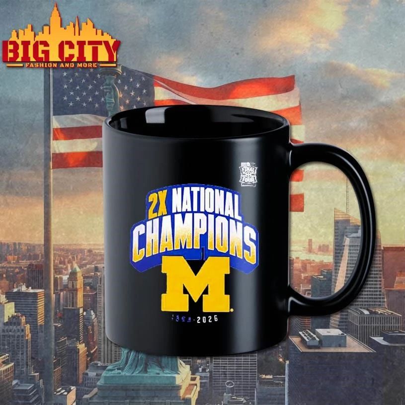 Michigan Wolverines Men’s Basketball NCAA 2x National Champions 1989 2026 Shirt