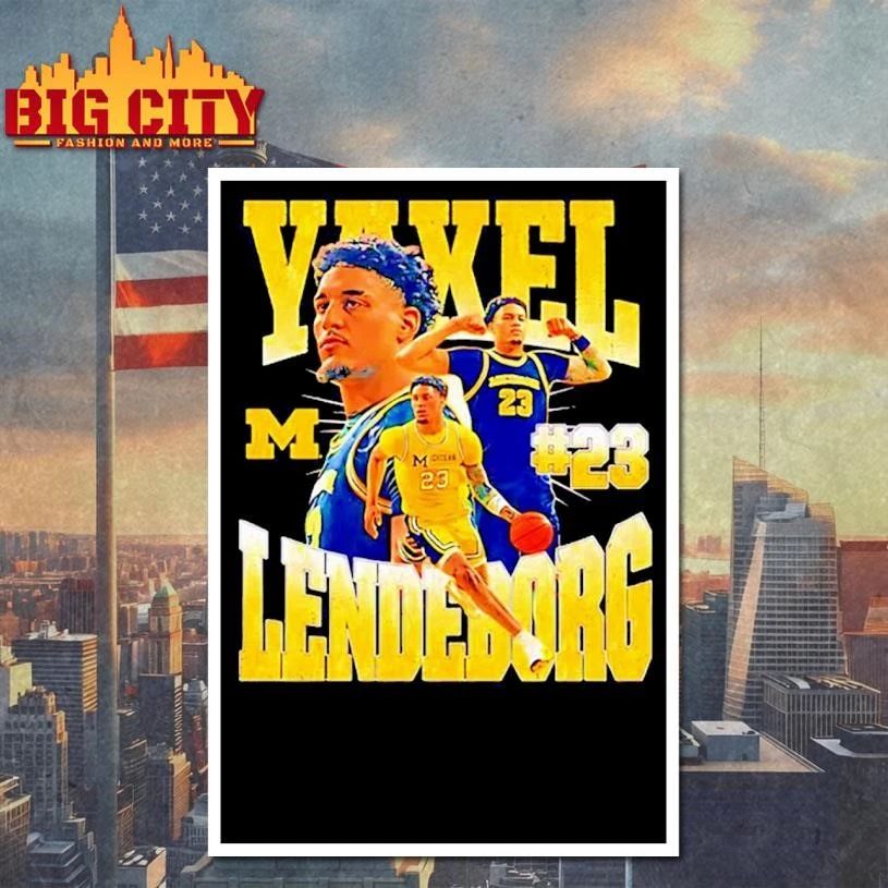 Yaxel Lendeborg 23 Michigan Wolverines men’s basketball Champions Shirt
