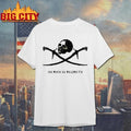 Im Rich In Regrets Pirate Skull Crossed Swords Vintage Casual Shirt