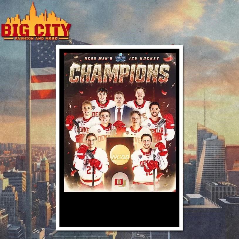 Denver Pioneers Defeating Wisconsin 2-1 Become 2026 NCAA Men’s Ice Hockey Champions Shirt