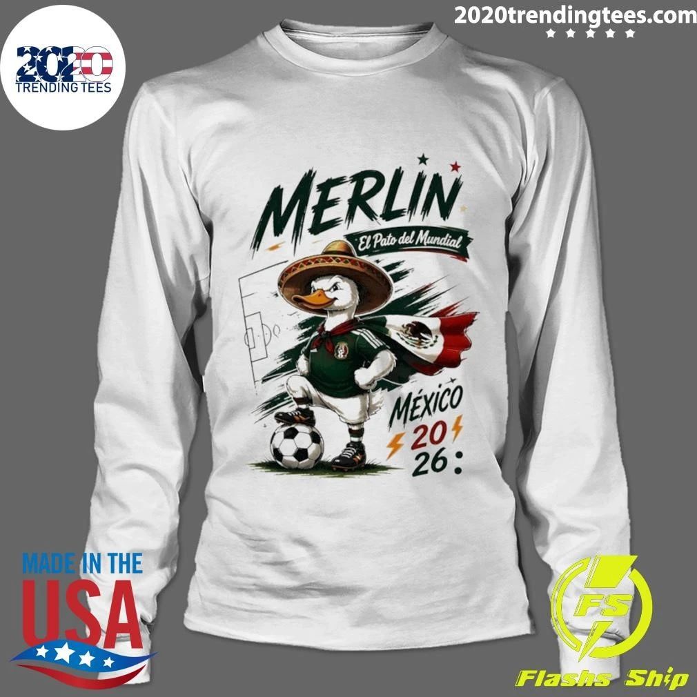 Goose Merlin El Pato del Mundial Mexico World Cup 2026 Shirt