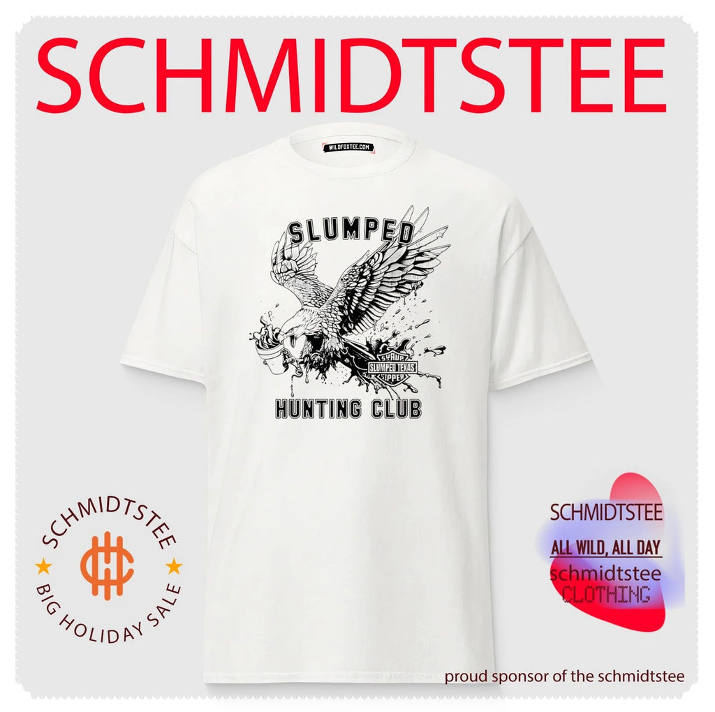 Slumped Hunting Club graphic eagle shirt