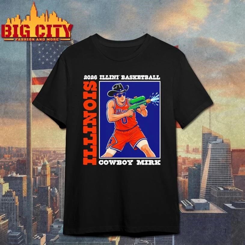 Illini Cowboy Mirk David Mirkovic Graphic Shirt