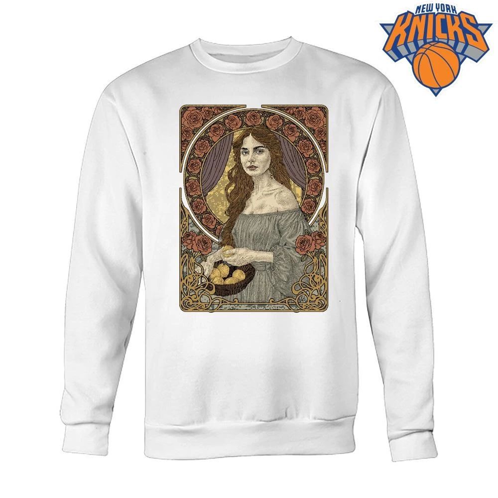 Art Nouveau Vintage Rose Woman Portrait Aesthetic Graphic Shirt