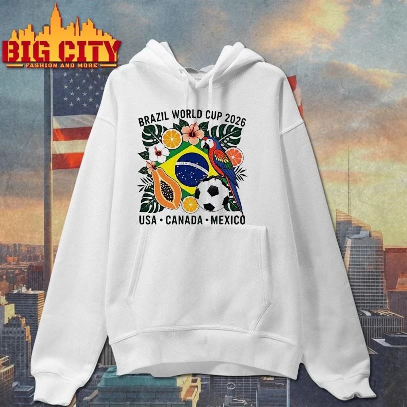 Brazil World Cup 2026 Usa Canada Mexico Tournament Shirt