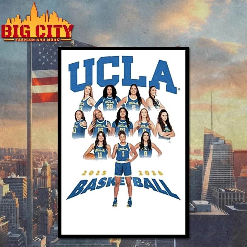 UCLA Bruins Youth White NIL 2025-2026 Team Fashion Player Graphic Shirt