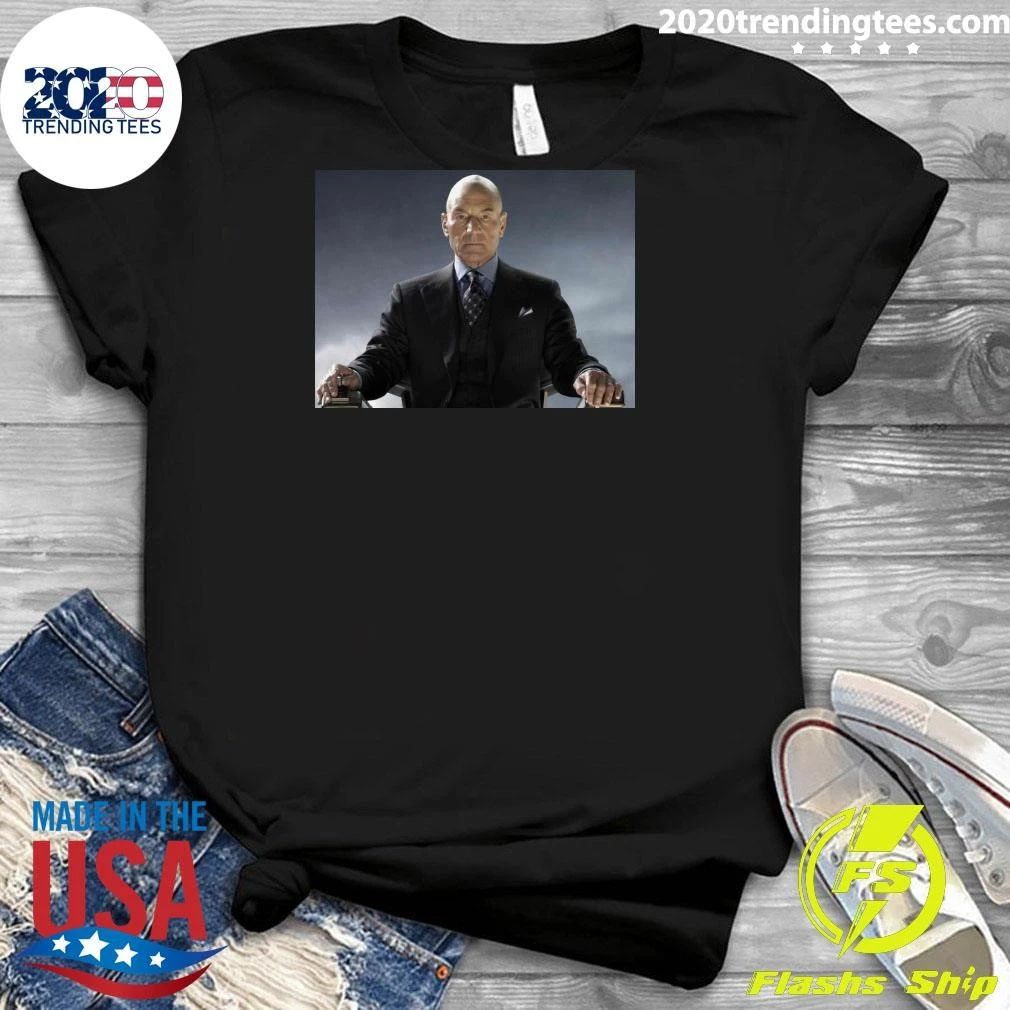 Patrick Stewart Says He Will Never Officially Retire From Acting Shirt