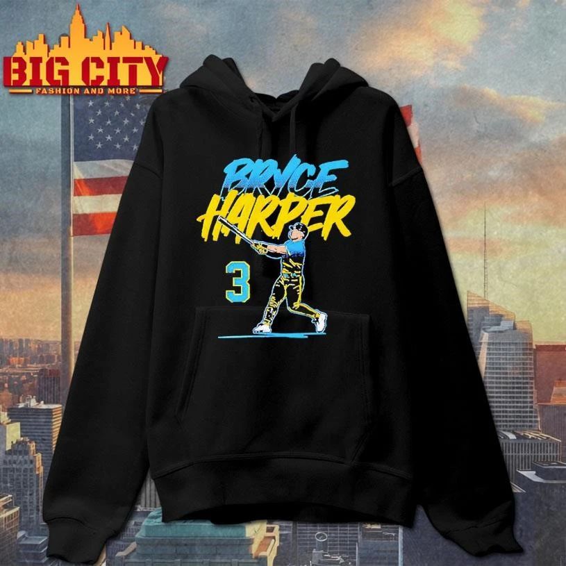 Bryce Harper Philadelphia Phillies Slugger Swing Number shirt