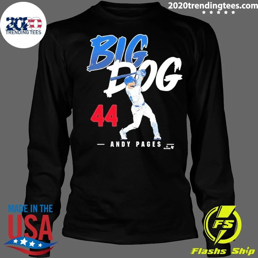 MLB Andy Pages 44 Big Dog Los Angeles Dodgers Shirt