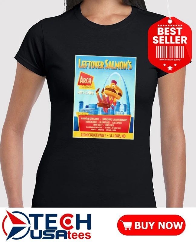 Leftover Salmon May 1 2 2026 St Louis Missouri Poster shirt